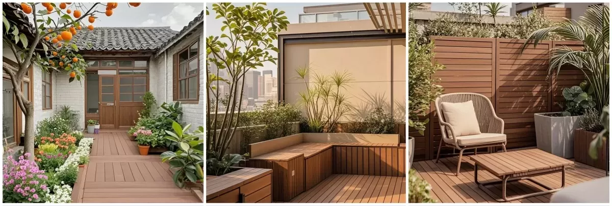 WPC Decking applicatons